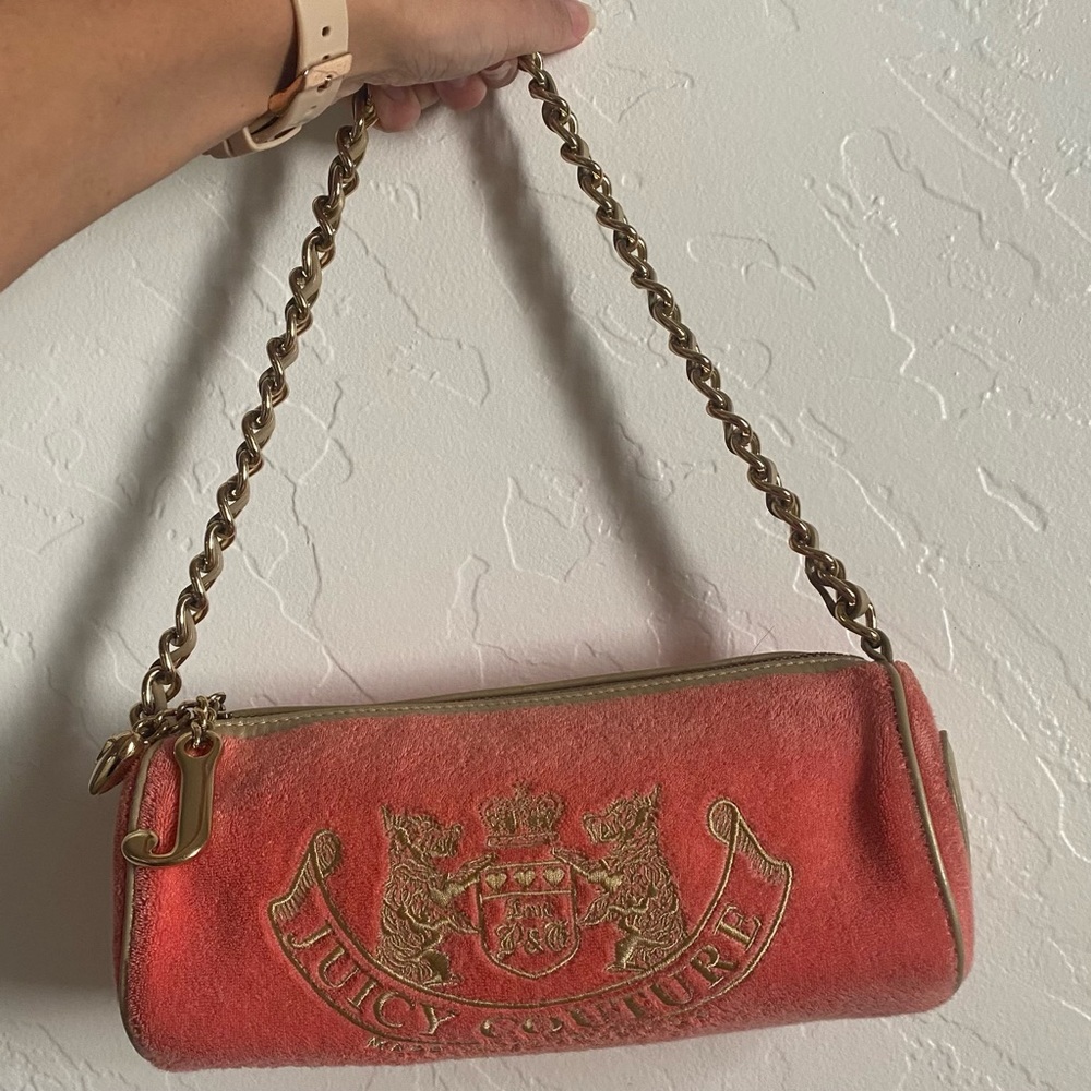 RARE Juicy Couture Y2K terry cloth barrel bag
